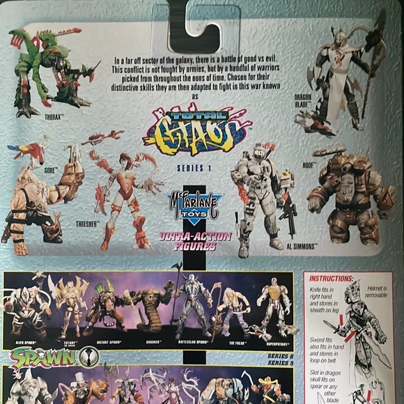 Total Chaos: Dragon Blade Ultra Action Figure - Picture 8 of 12